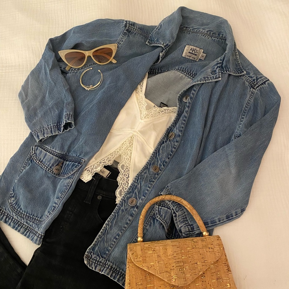 Nordstrom Vintage Oversized Denim Jacket